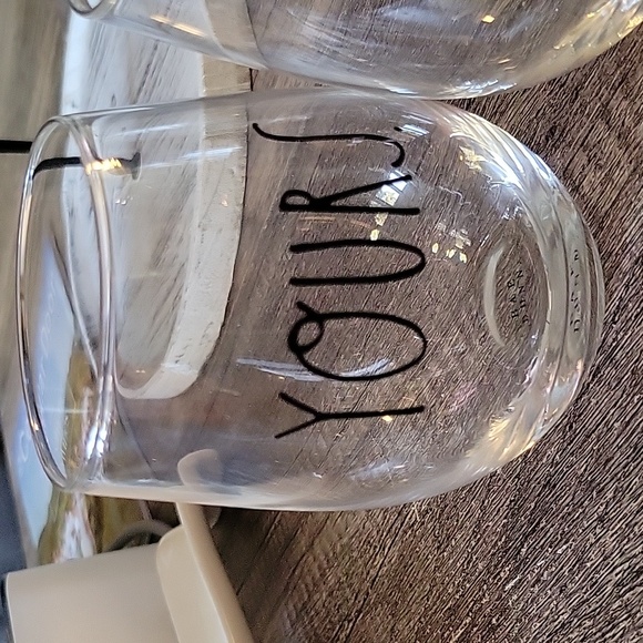 3 Rae Dunn Wine Tumbler - Picture 2 of 4